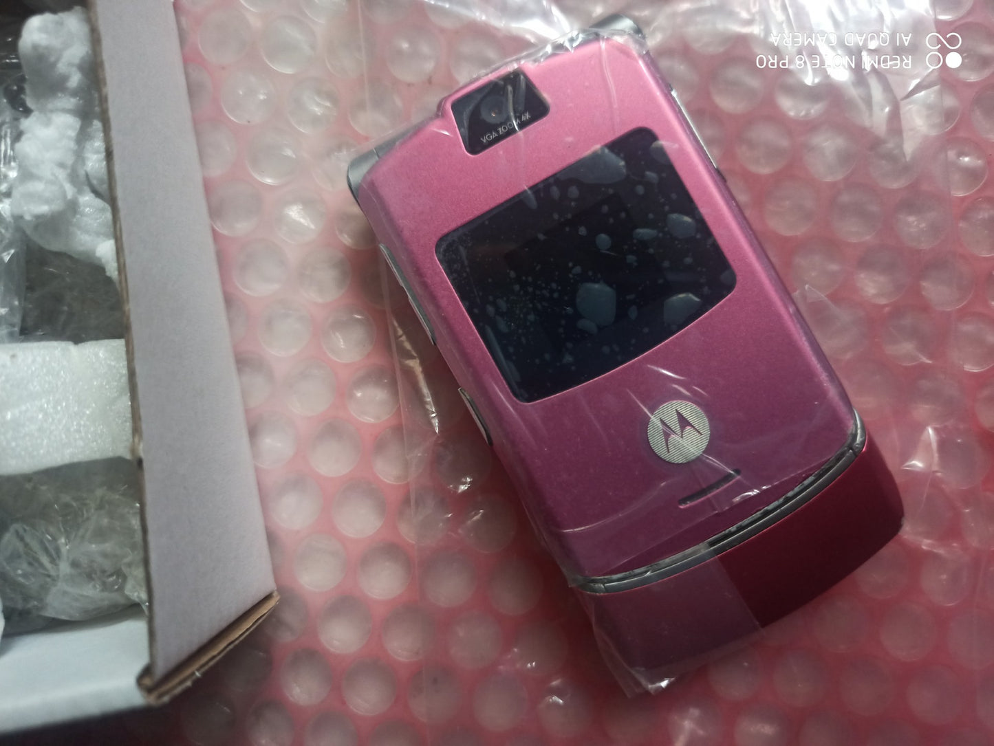 MOTOROLA RAZR V3 ROHS ROSE APPAREIL PHOTO BLUETOOTH